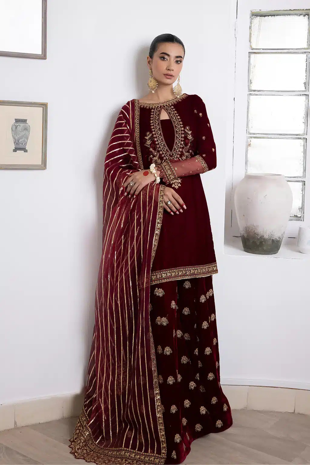 Iznik | Festive Velvet 23 | IV-26 MARASIM -  Iznik Formal - Original Designer Dress - House of Maryam
