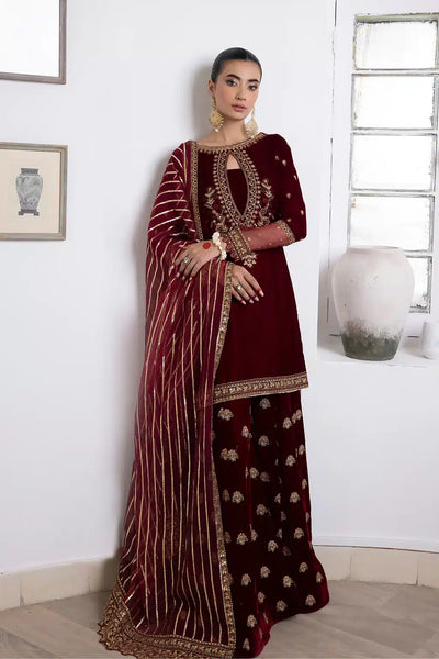 Iznik | Festive Velvet 23 | IV-26 MARASIM -  Iznik Formal - Original Designer Dress - House of Maryam
