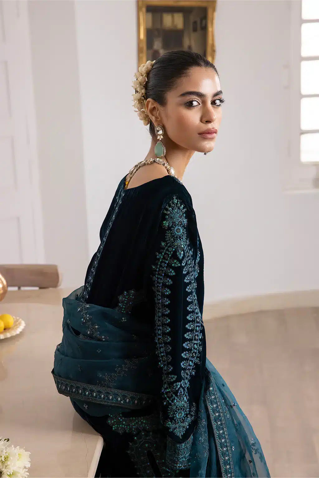 Iznik | Festive Velvet 23 | IV-21 LEHJA -  Iznik Formal - Original Designer Dress - House of Maryam