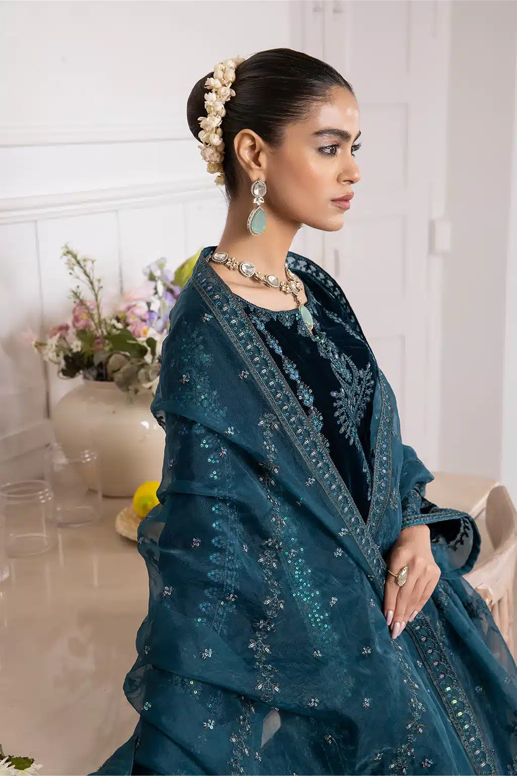 Iznik | Festive Velvet 23 | IV-21 LEHJA -  Iznik Formal - Original Designer Dress - House of Maryam