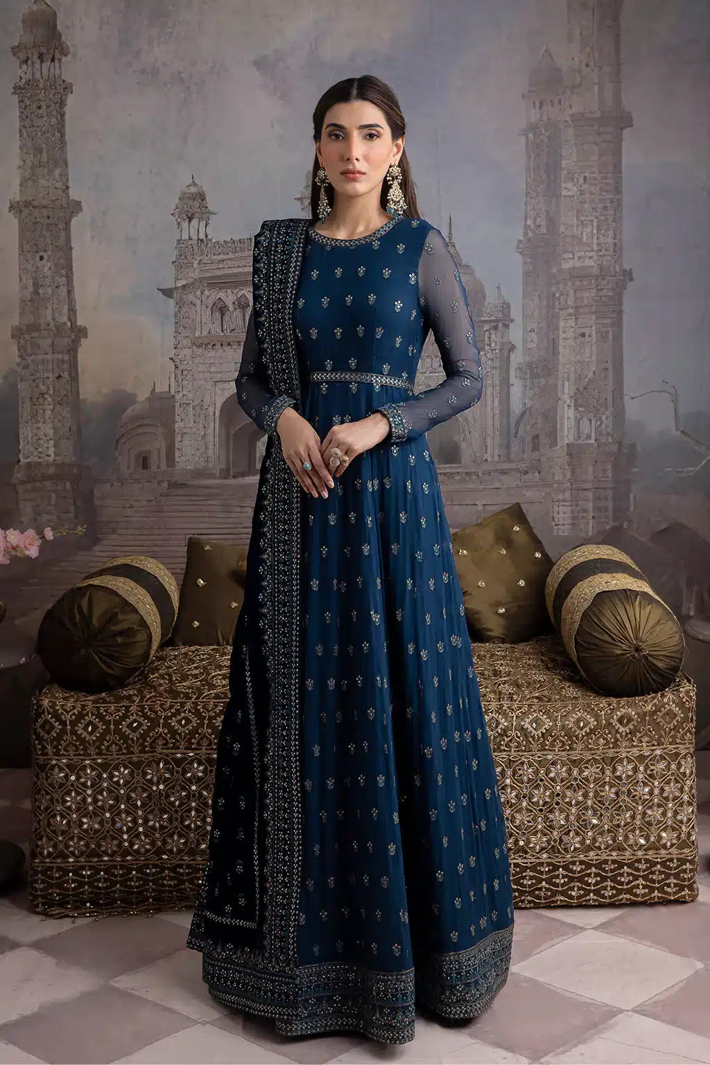 Iznik | Festive Velvet 23 | IV-25 RAQS -  Iznik Formal - Original Designer Dress - House of Maryam