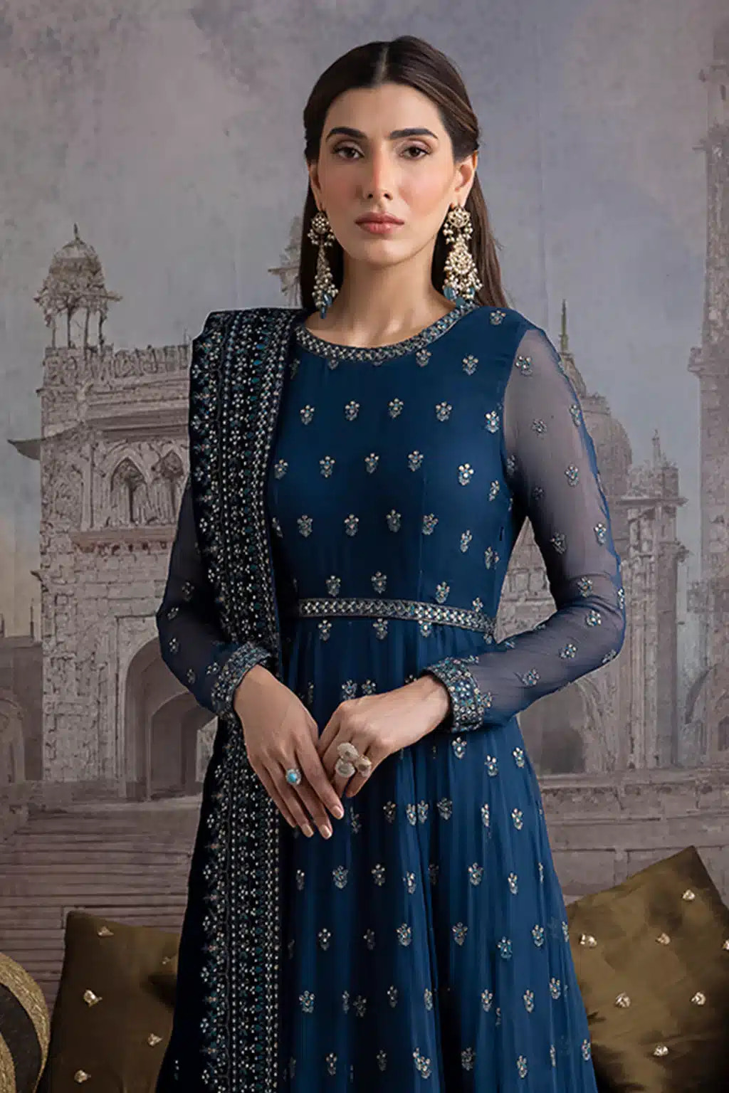 Iznik | Festive Velvet 23 | IV-25 RAQS -  Iznik Formal - Original Designer Dress - House of Maryam