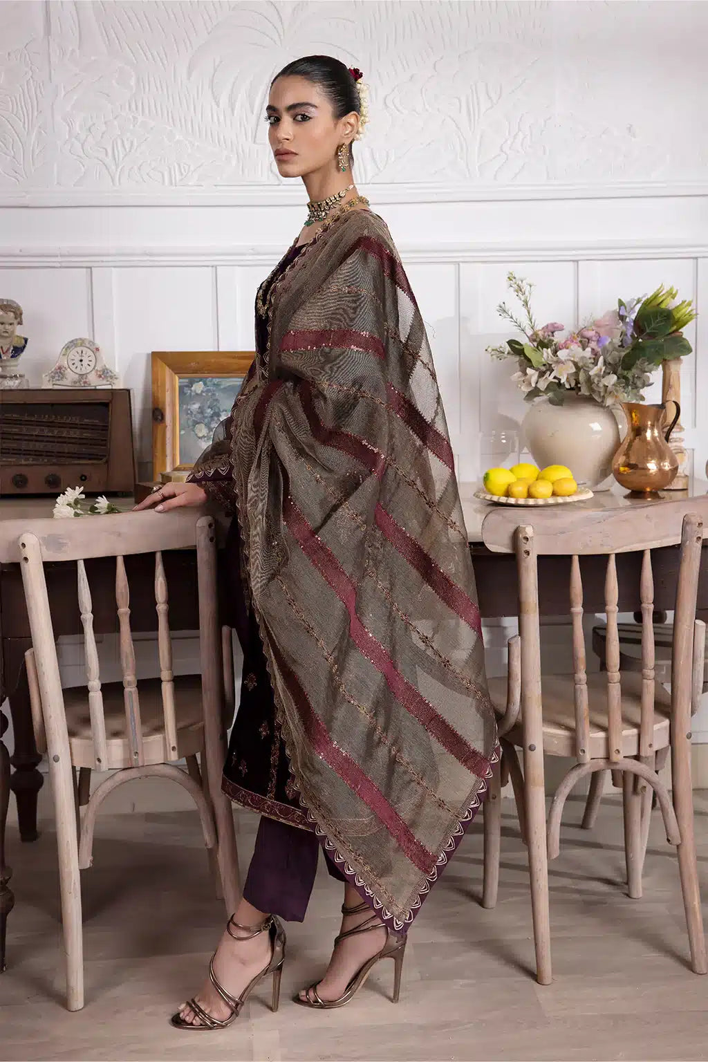 Iznik | Festive Velvet 23 | IV-23 SEHER -  Iznik Formal - Original Designer Dress - House of Maryam