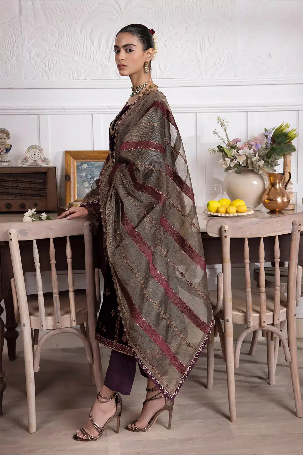 Iznik | Festive Velvet 23 | IV-23 SEHER -  Iznik Formal - Original Designer Dress - House of Maryam