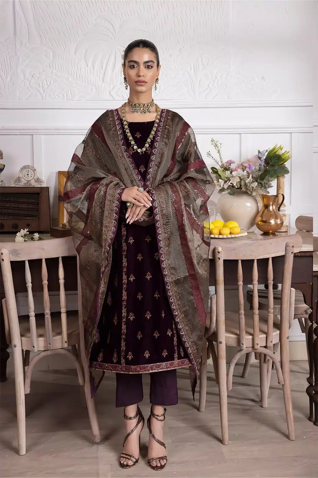 Iznik | Festive Velvet 23 | IV-23 SEHER -  Iznik Formal - Original Designer Dress - House of Maryam