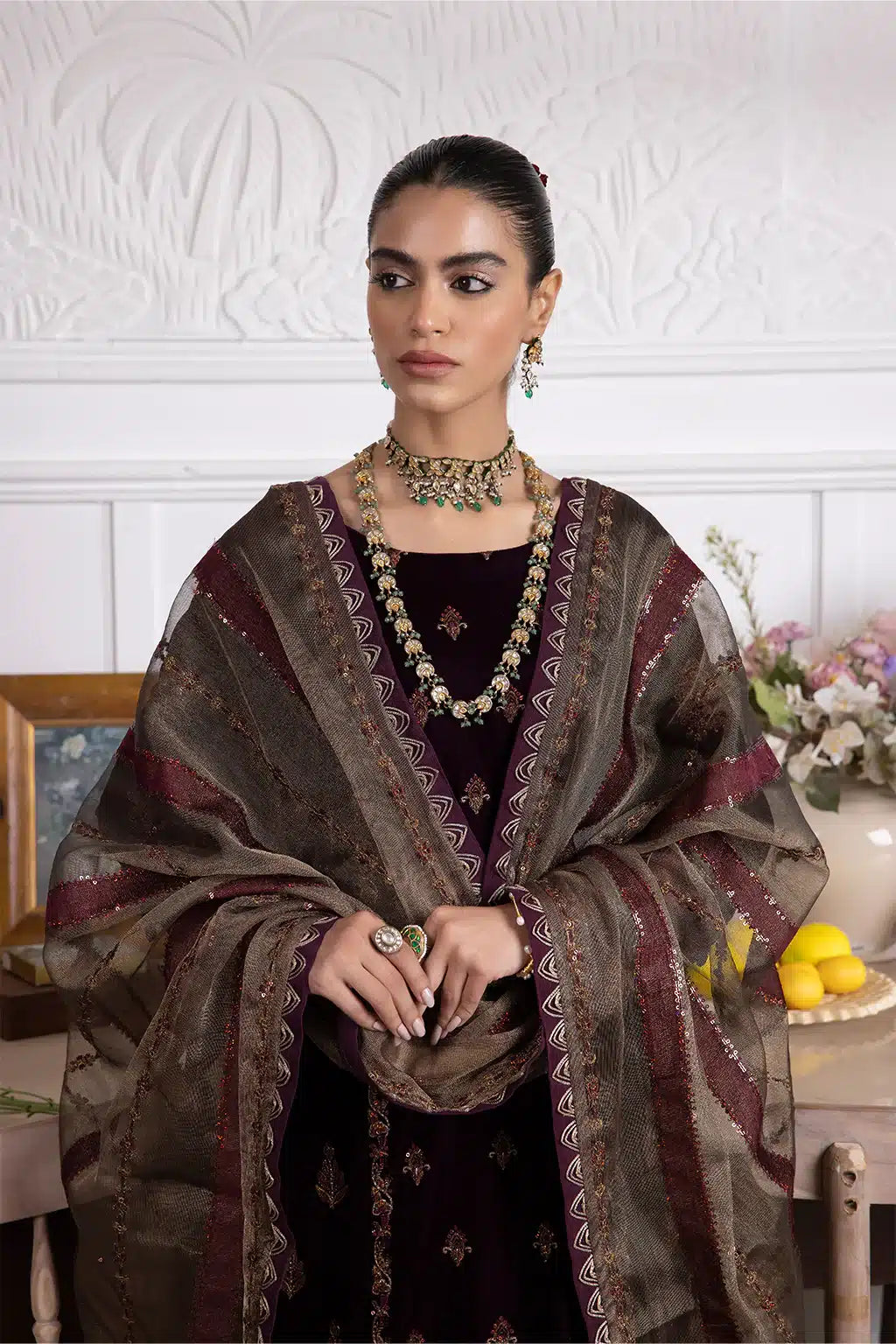 Iznik | Festive Velvet 23 | IV-23 SEHER -  Iznik Formal - Original Designer Dress - House of Maryam