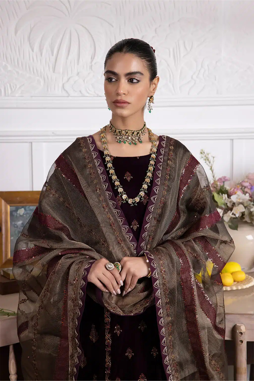Iznik | Festive Velvet 23 | IV-23 SEHER -  Iznik Formal - Original Designer Dress - House of Maryam