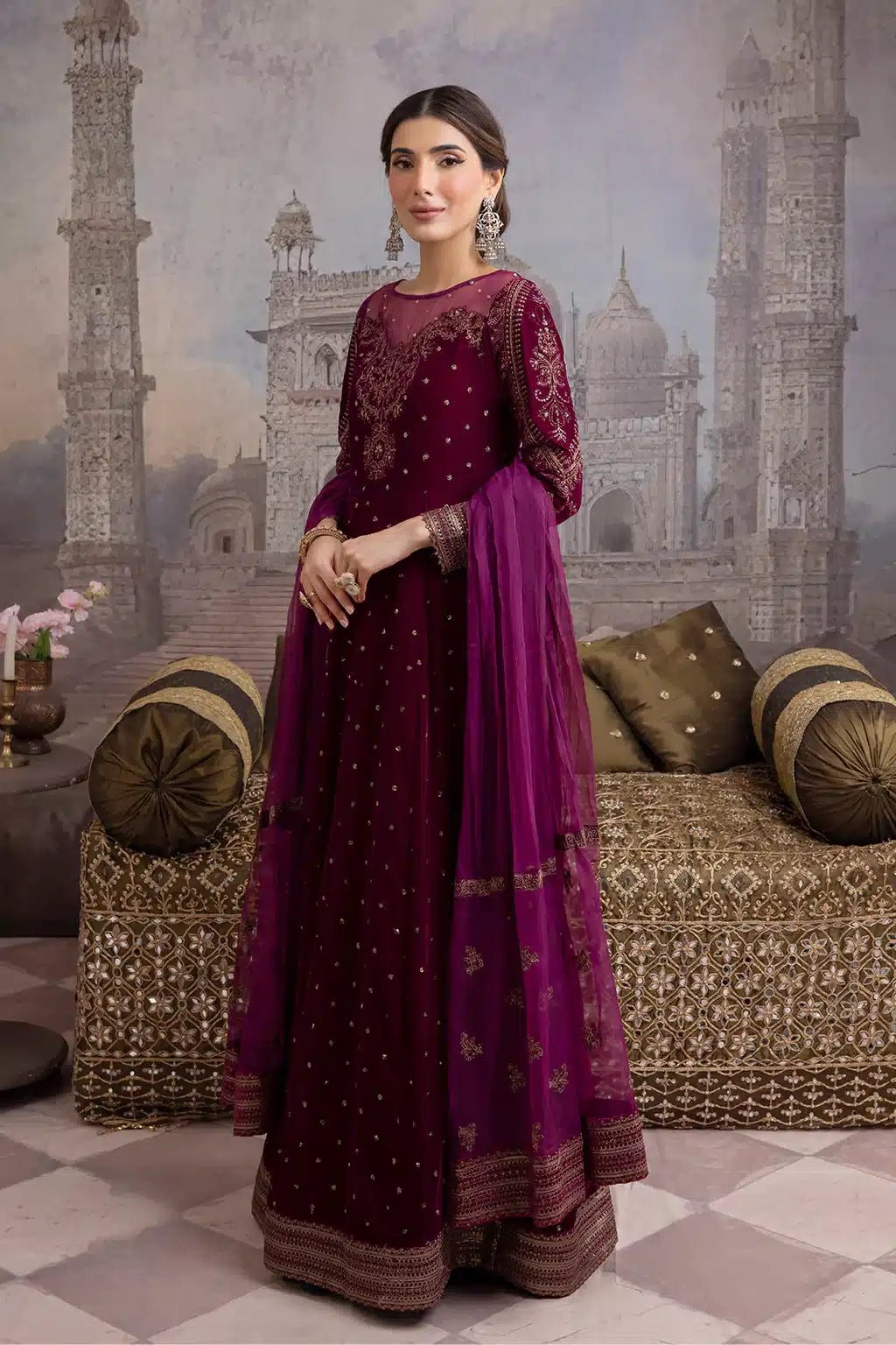 Iznik | Festive Velvet 23 | IV-24 RUMMANA -  Iznik Formal -  House of Maryam