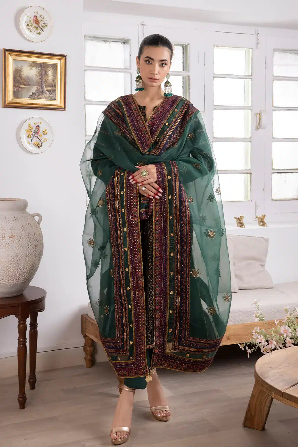 Iznik | Festive Velvet 23 | IV-22 HUSHAIMA -  Iznik Formal - Original Designer Dress - House of Maryam
