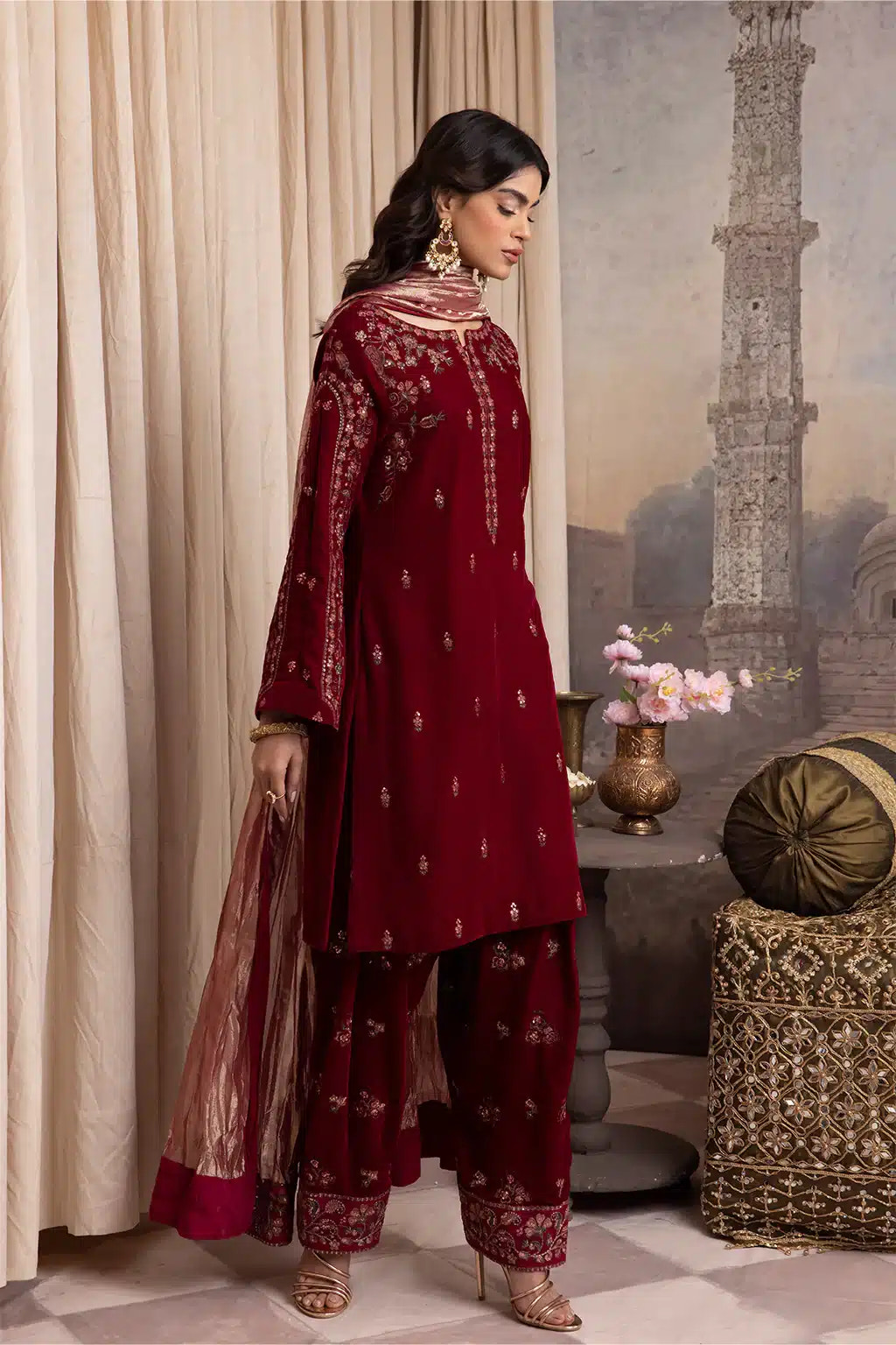 Iznik | Festive Velvet 23 | IV-27 HARF -  Iznik Formal - Original Designer Dress - House of Maryam