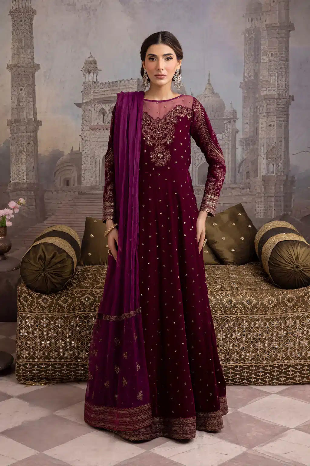 Iznik | Festive Velvet 23 | IV-24 RUMMANA -  Iznik Formal - Original Designer Dress - House of Maryam
