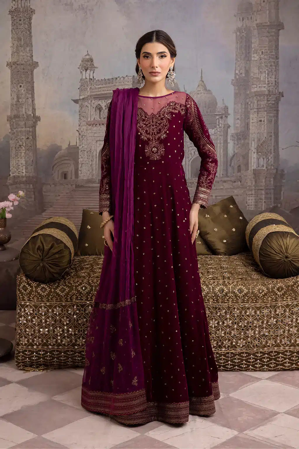 Iznik | Festive Velvet 23 | IV-24 RUMMANA -  Iznik Formal - Original Designer Dress - House of Maryam