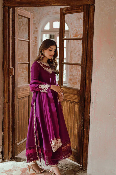 Azure | Embroidered Formals | Imperial Plum -  Azure Formal - Original Designer Dress - House of Maryam