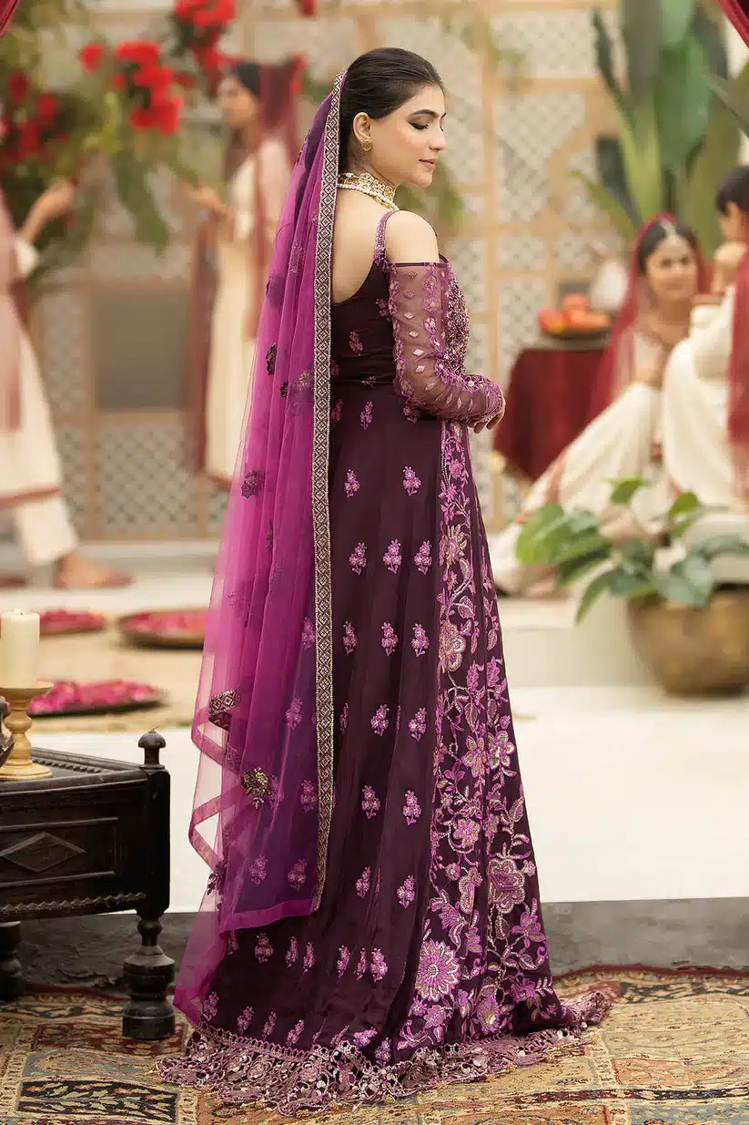Imrozia Premium | Falesia Formals 23 | L-261 Lucida Purple -  Imrozia Premium Formal - Original Designer Dress - House of Maryam