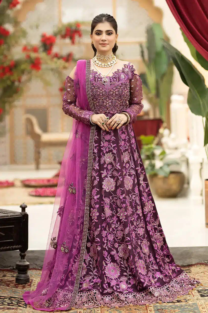 Imrozia Premium | Falesia Formals 23 | L-261 Lucida Purple by Designer Imrozia Premium - House of Maryam - Pakistani Designer Ethnic Wear in {{ shop.shopifyCountryName }}