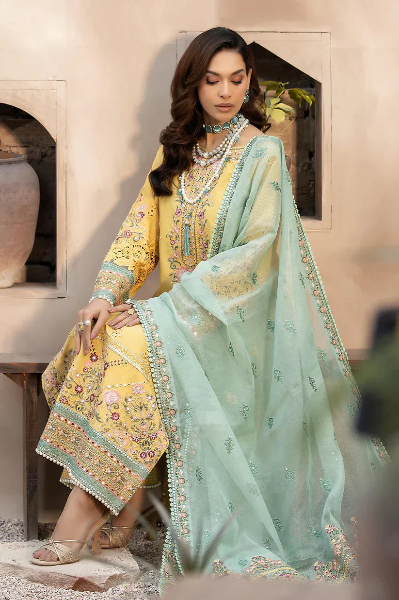Imrozia Premium | Gulposh Luxury Lawn 24 | S.L 44 Zaira -  Imrozia Premium Luxury - Original Designer Dress - House of Maryam