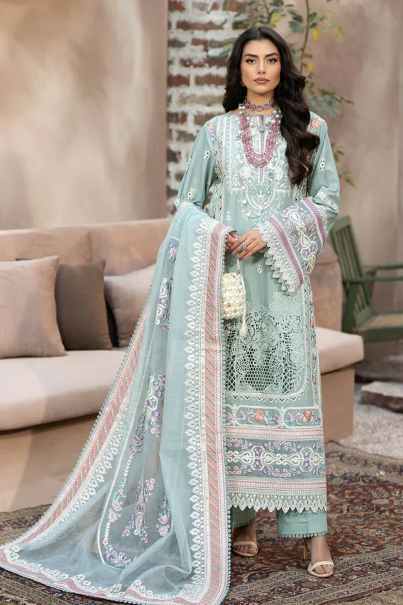 Imrozia Premium | Gulposh Luxury Lawn 24 | S.L 49 Mirha by Designer Imrozia Premium - House of Maryam - Pakistani Designer Ethnic Wear in {{ shop.shopifyCountryName }}