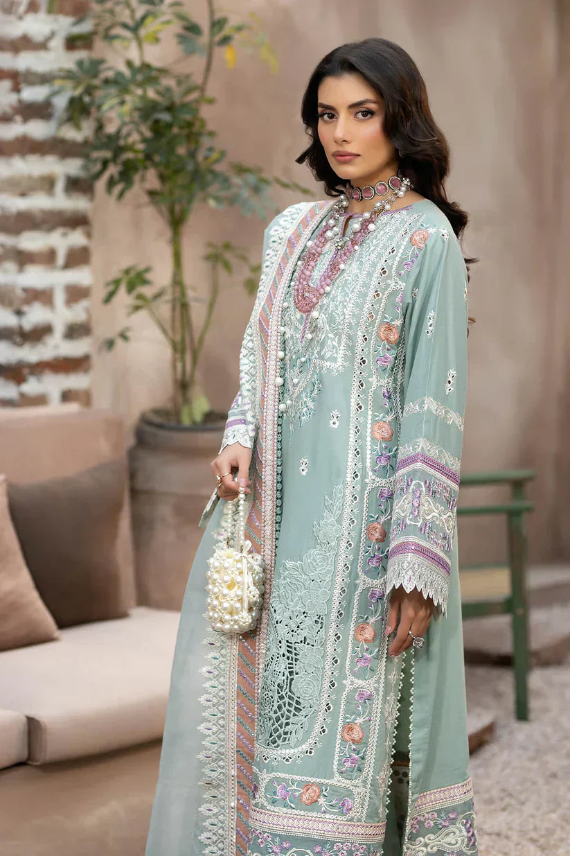 Imrozia Premium | Gulposh Luxury Lawn 24 | S.L 49 Mirha by Designer Imrozia Premium - House of Maryam - Pakistani Designer Ethnic Wear in {{ shop.shopifyCountryName }}