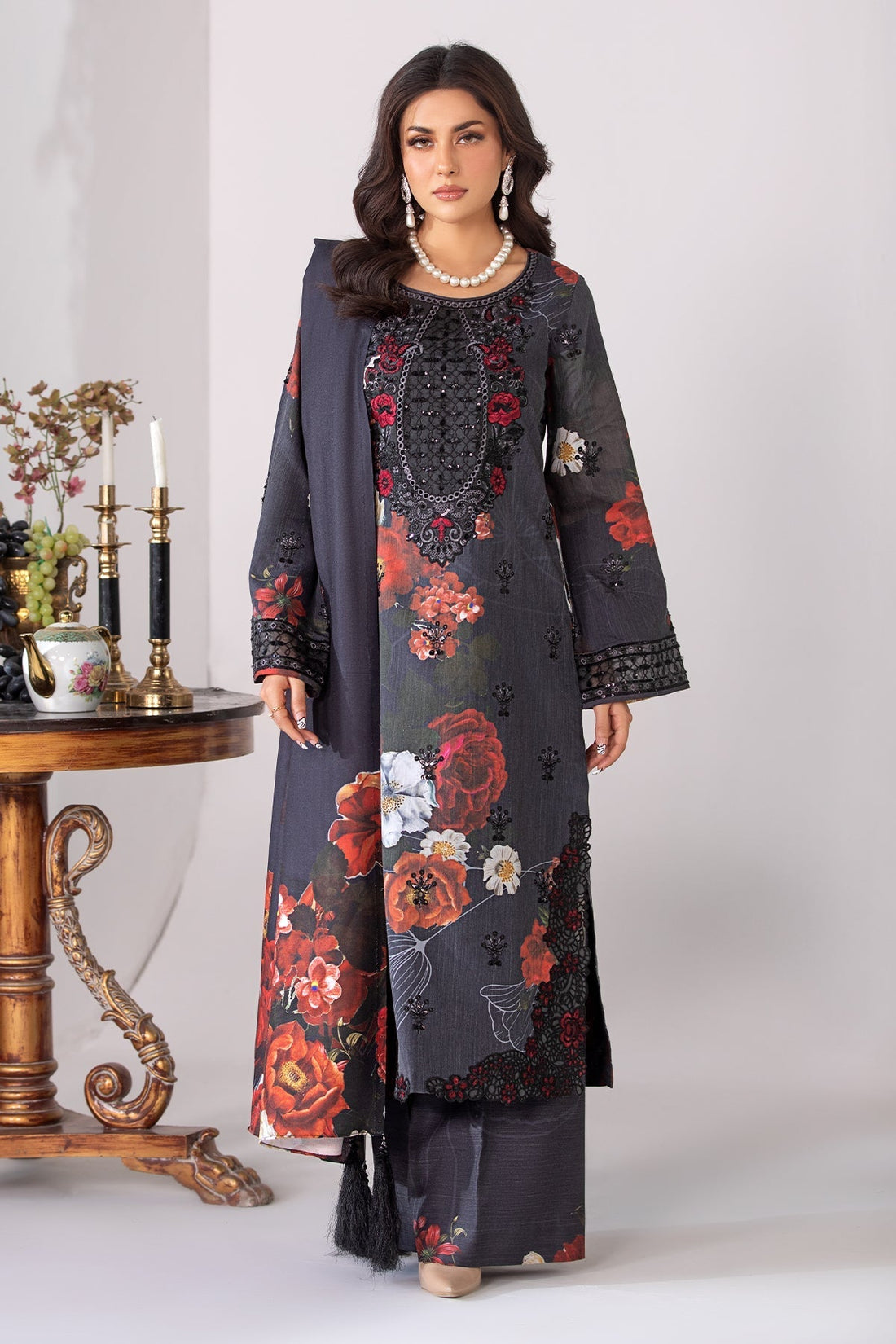 Imrozia Premium | Masakali Winter Pret | I.P-84 Kajal by Designer Imrozia Premium - House of Maryam - Pakistani Designer Ethnic Wear in {{ shop.shopifyCountryName }}