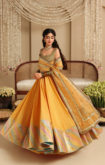 Maya | Dastaan Wedding Formals | HUSNA