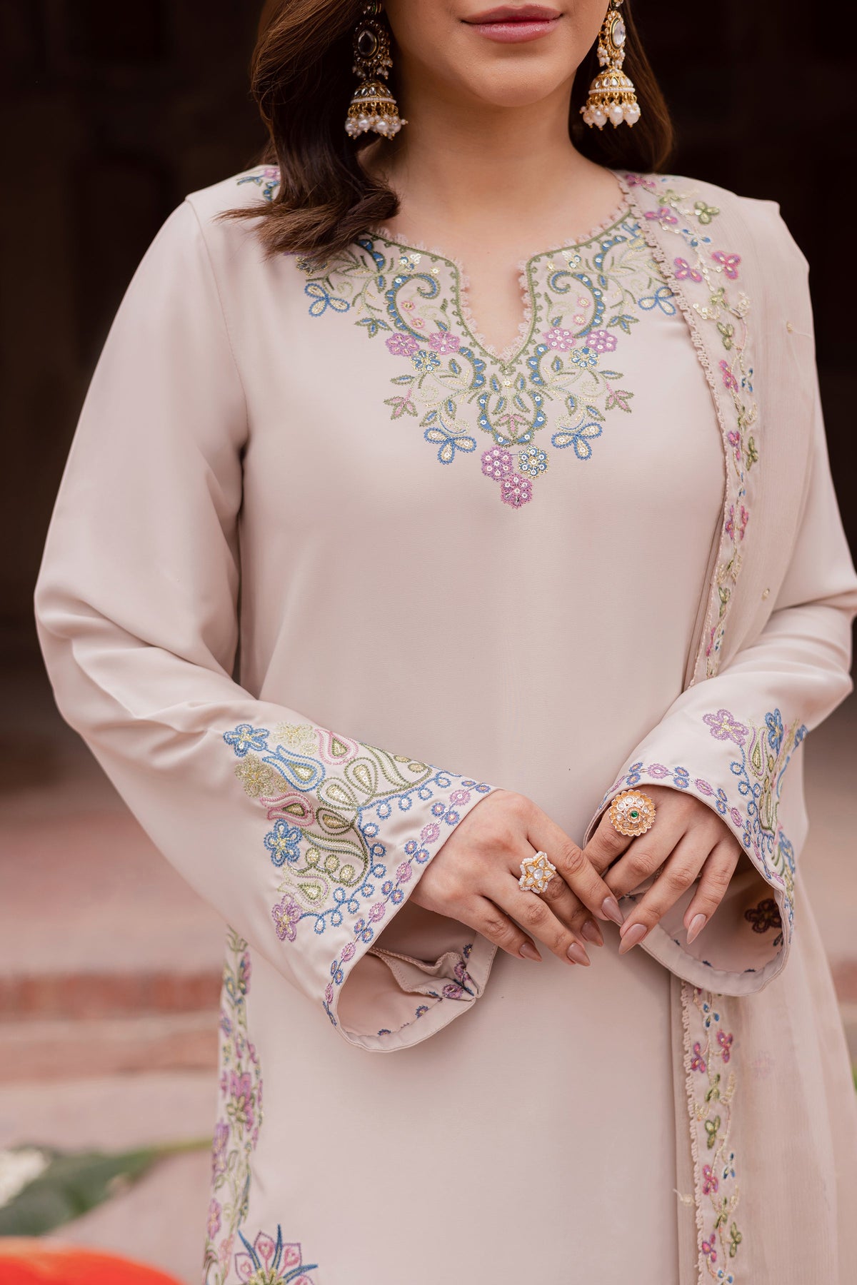 Batik | Gulmohar Festive Eid Edit 26' | Irina 3Pc, image 7