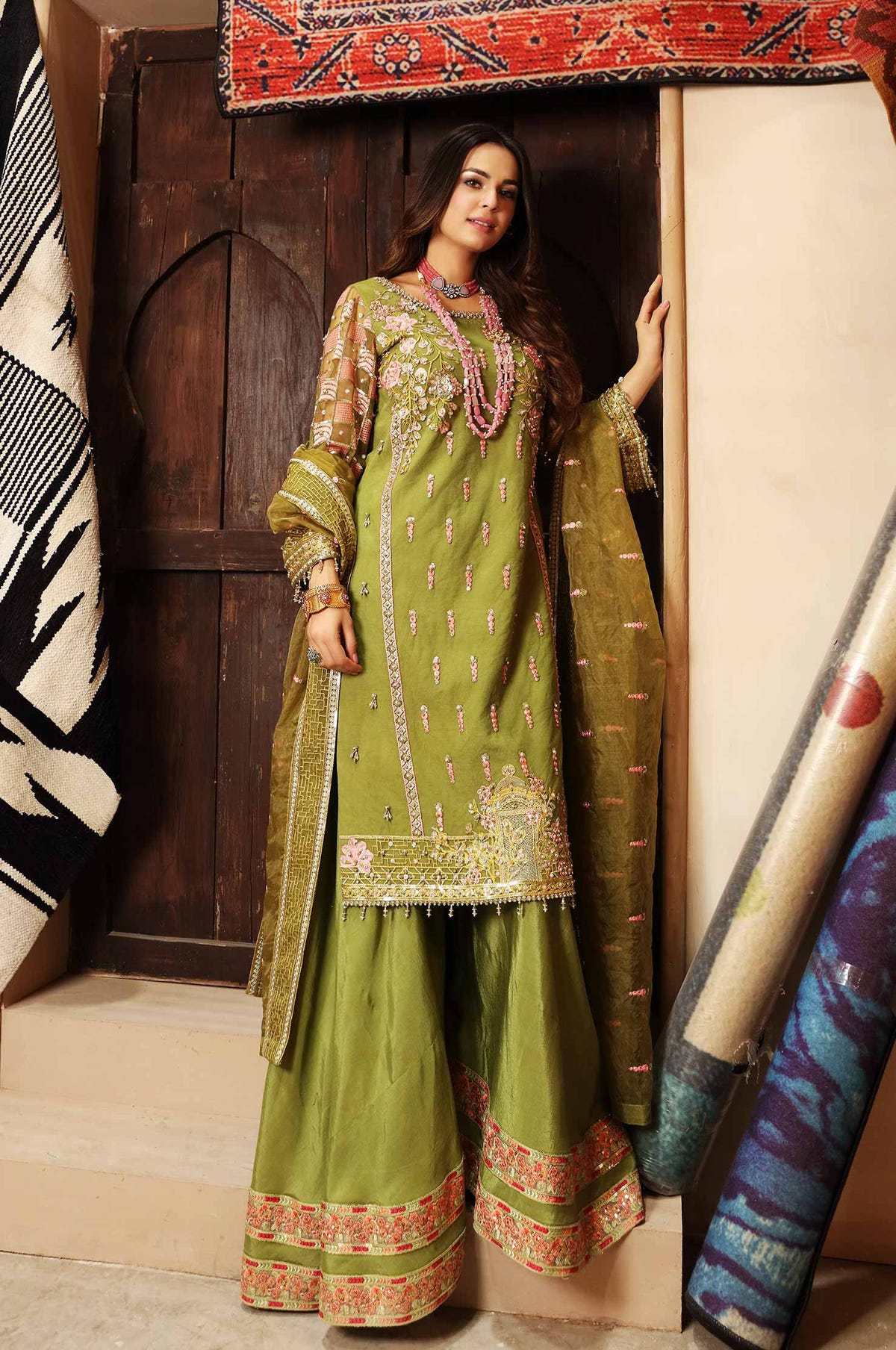 Waqas Shah | Ishq Naama | NEELAM -  Waqas Shah Formal - Original Designer Dress - House of Maryam