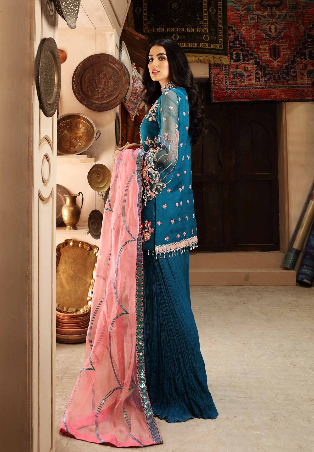 Waqas Shah | Ishq Naama | AFSANA -  Waqas Shah Formal - Original Designer Dress - House of Maryam
