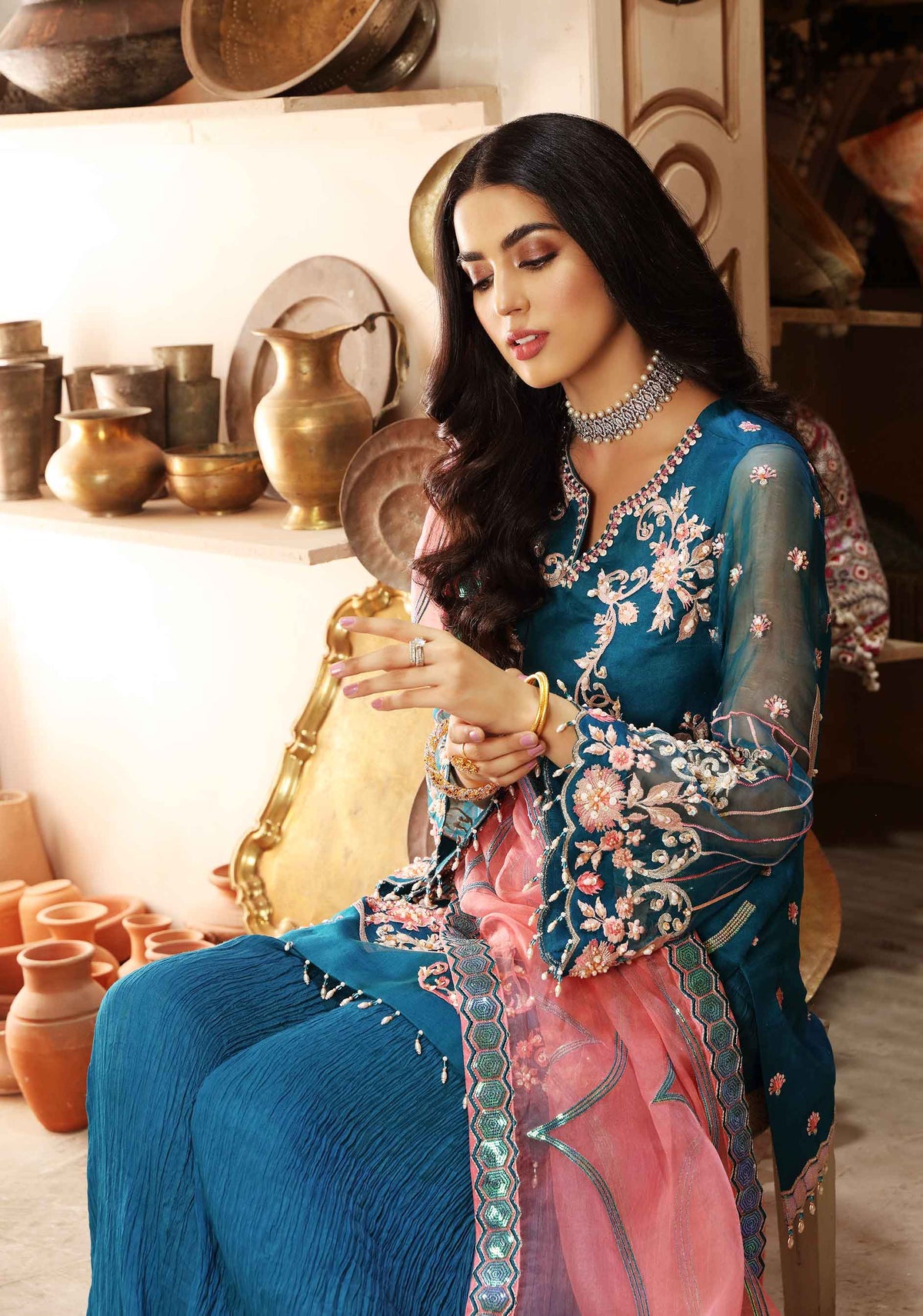 Waqas Shah | Ishq Naama | AFSANA -  Waqas Shah Formal - Original Designer Dress - House of Maryam