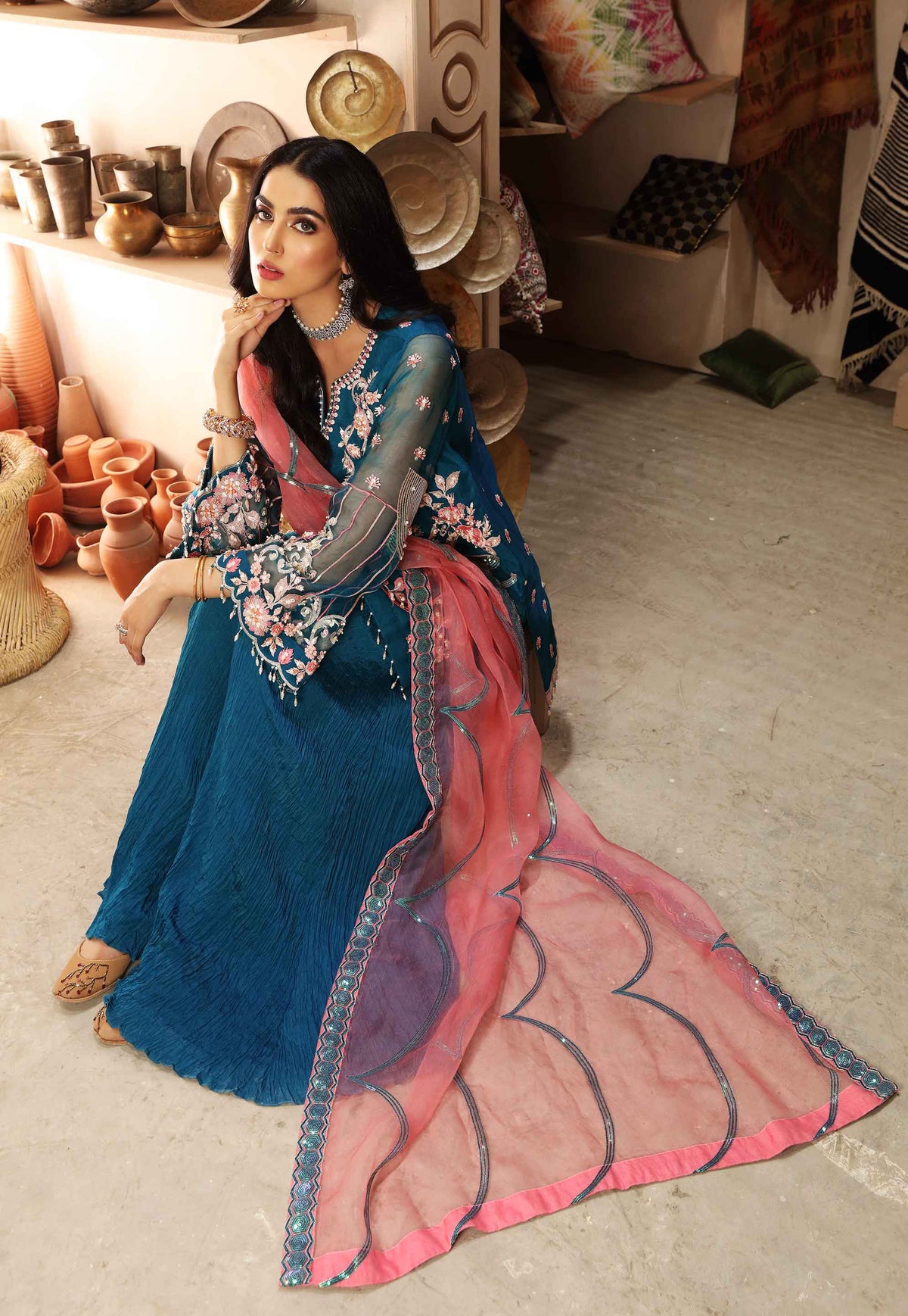Waqas Shah | Ishq Naama | AFSANA -  Waqas Shah Formal - Original Designer Dress - House of Maryam