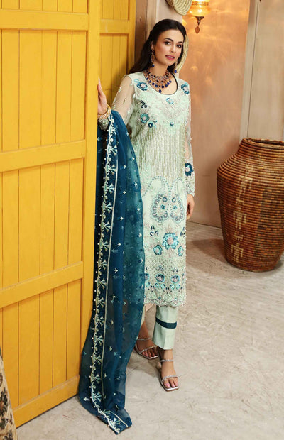 Waqas Shah | Ishq Naama | SAAVAN -  Waqas Shah Formal - Original Designer Dress - House of Maryam