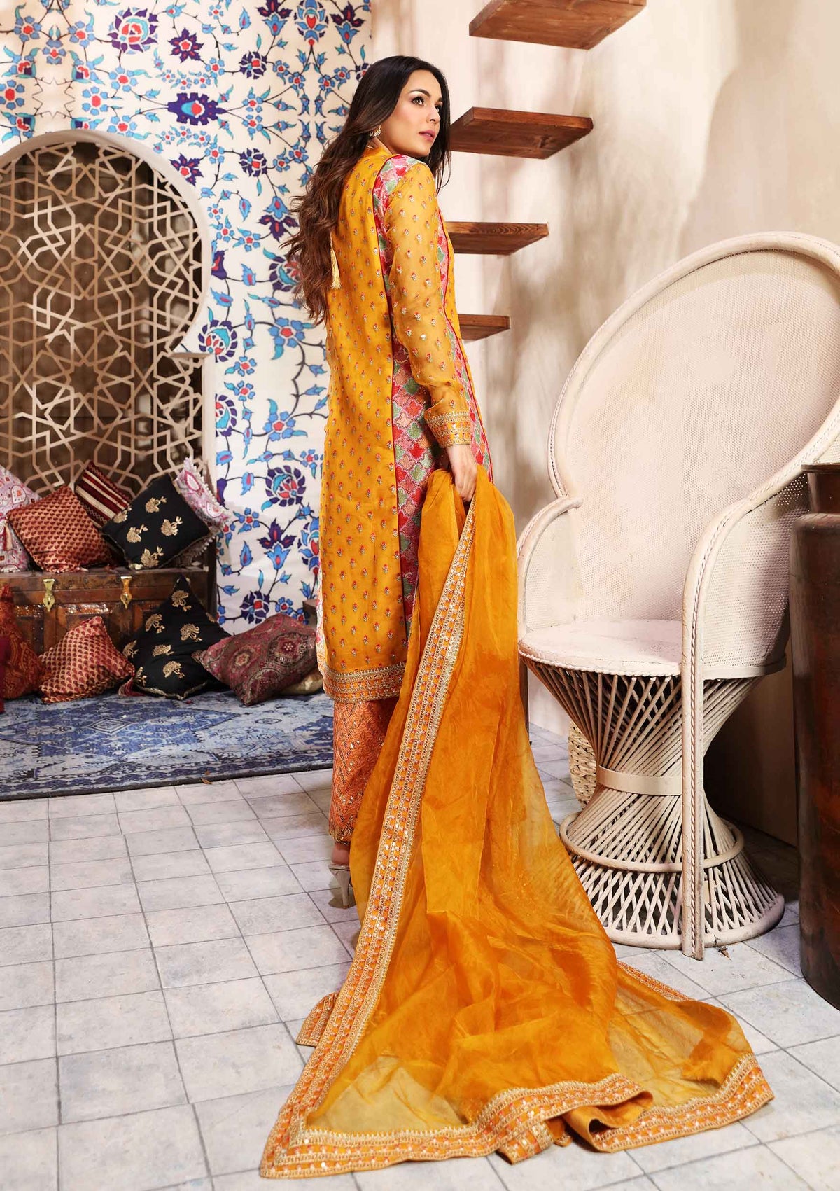 Waqas Shah | Ishq Naama | DIYA -  Waqas Shah Formal - Original Designer Dress - House of Maryam