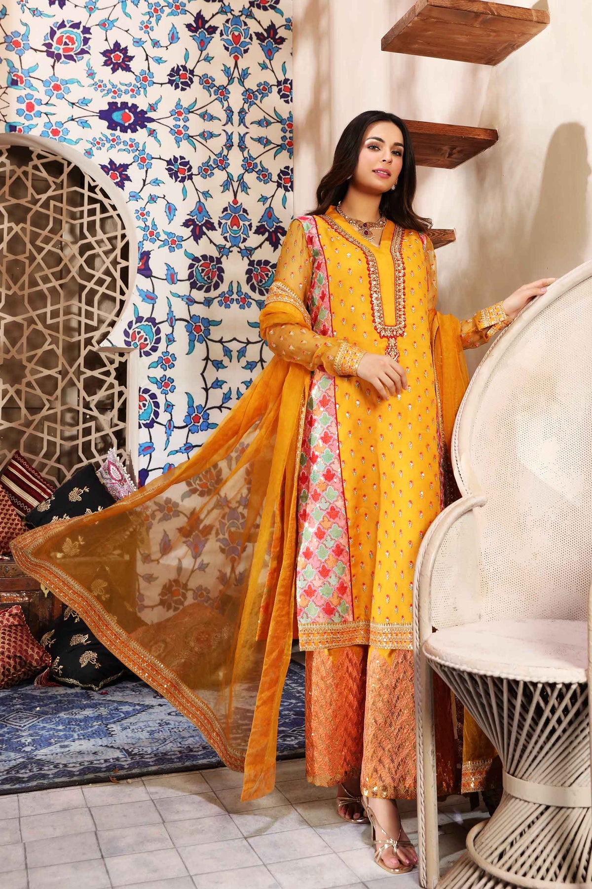 Waqas Shah | Ishq Naama | DIYA -  Waqas Shah Formal - Original Designer Dress - House of Maryam