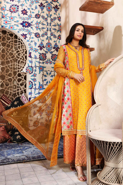 Waqas Shah | Ishq Naama | DIYA -  Waqas Shah Formal - Original Designer Dress - House of Maryam