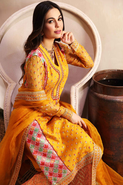 Waqas Shah | Ishq Naama | DIYA -  Waqas Shah Formal - Original Designer Dress - House of Maryam