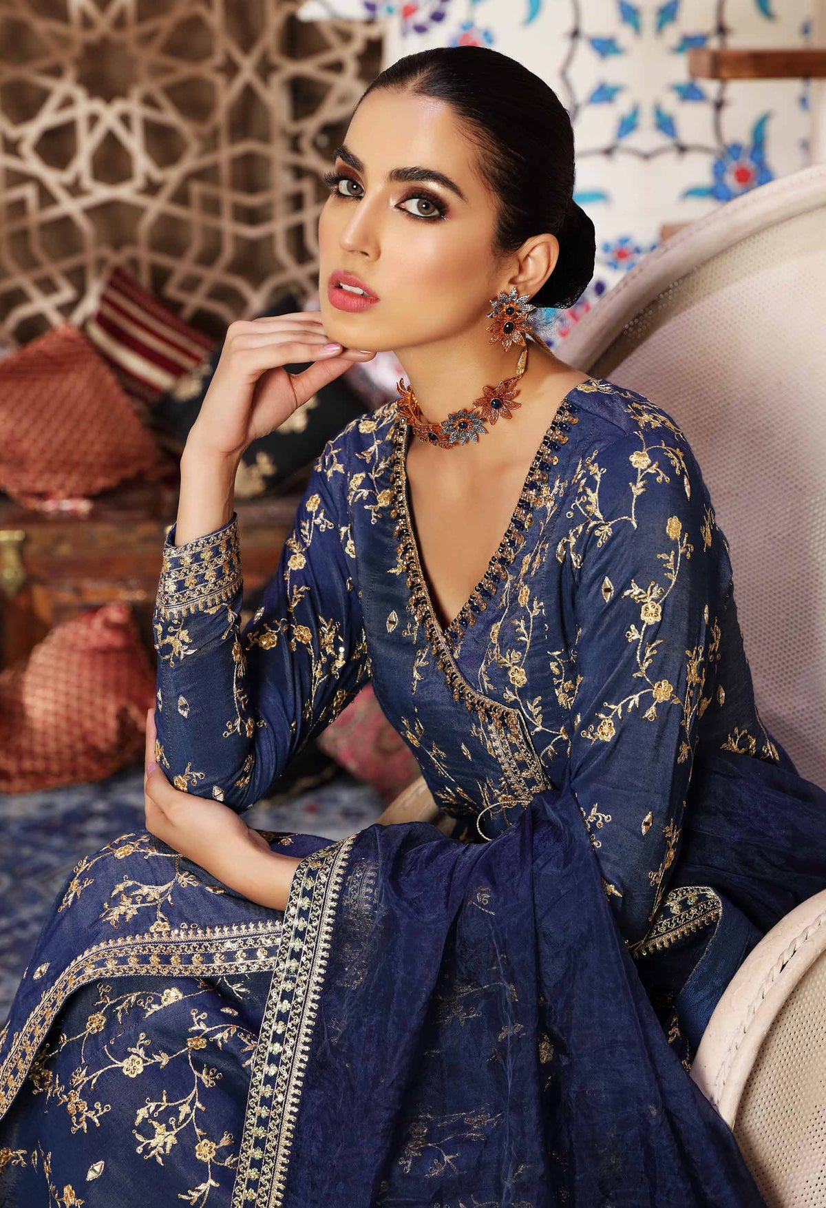 Waqas Shah | Ishq Naama | DUR-E-SHAHWAR -  Waqas Shah Formal - Original Designer Dress - House of Maryam