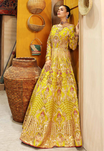 Waqas Shah | Ishq Naama | SUNSHINE -  Waqas Shah Formal - Original Designer Dress - House of Maryam