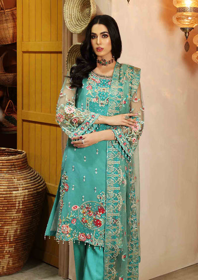 Waqas Shah | Ishq Naama | IVORY SAWN -  Waqas Shah Formal - Original Designer Dress - House of Maryam