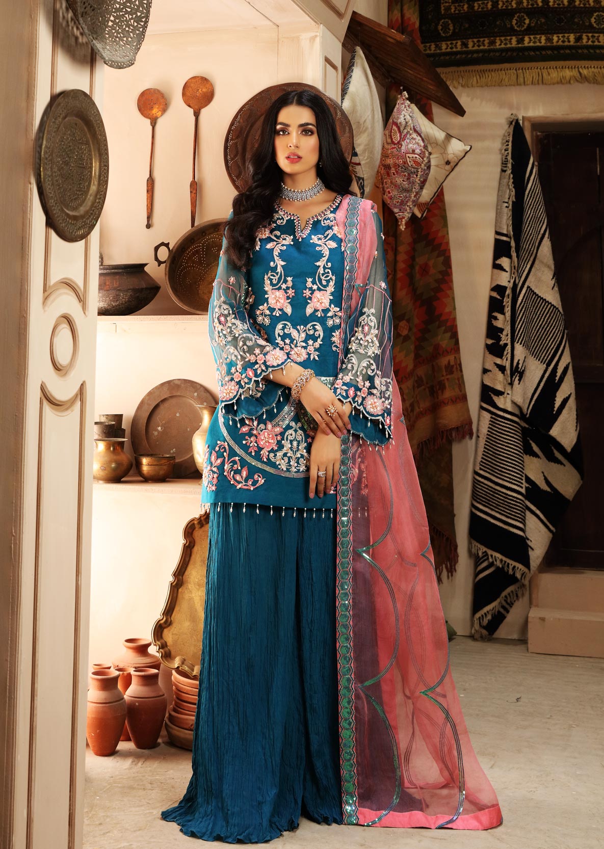 Waqas Shah | Ishq Naama | AFSANA -  Waqas Shah Formal - Original Designer Dress - House of Maryam