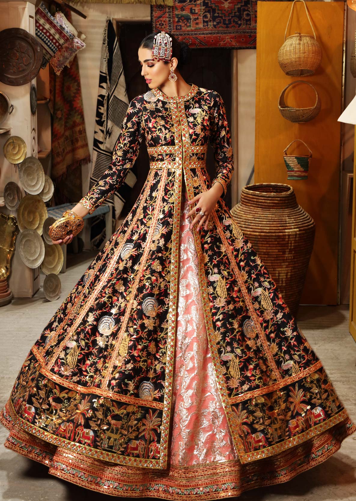 Waqas Shah | Ishq Naama | FAKHAR UN NISA -  Waqas Shah Formal - Original Designer Dress - House of Maryam