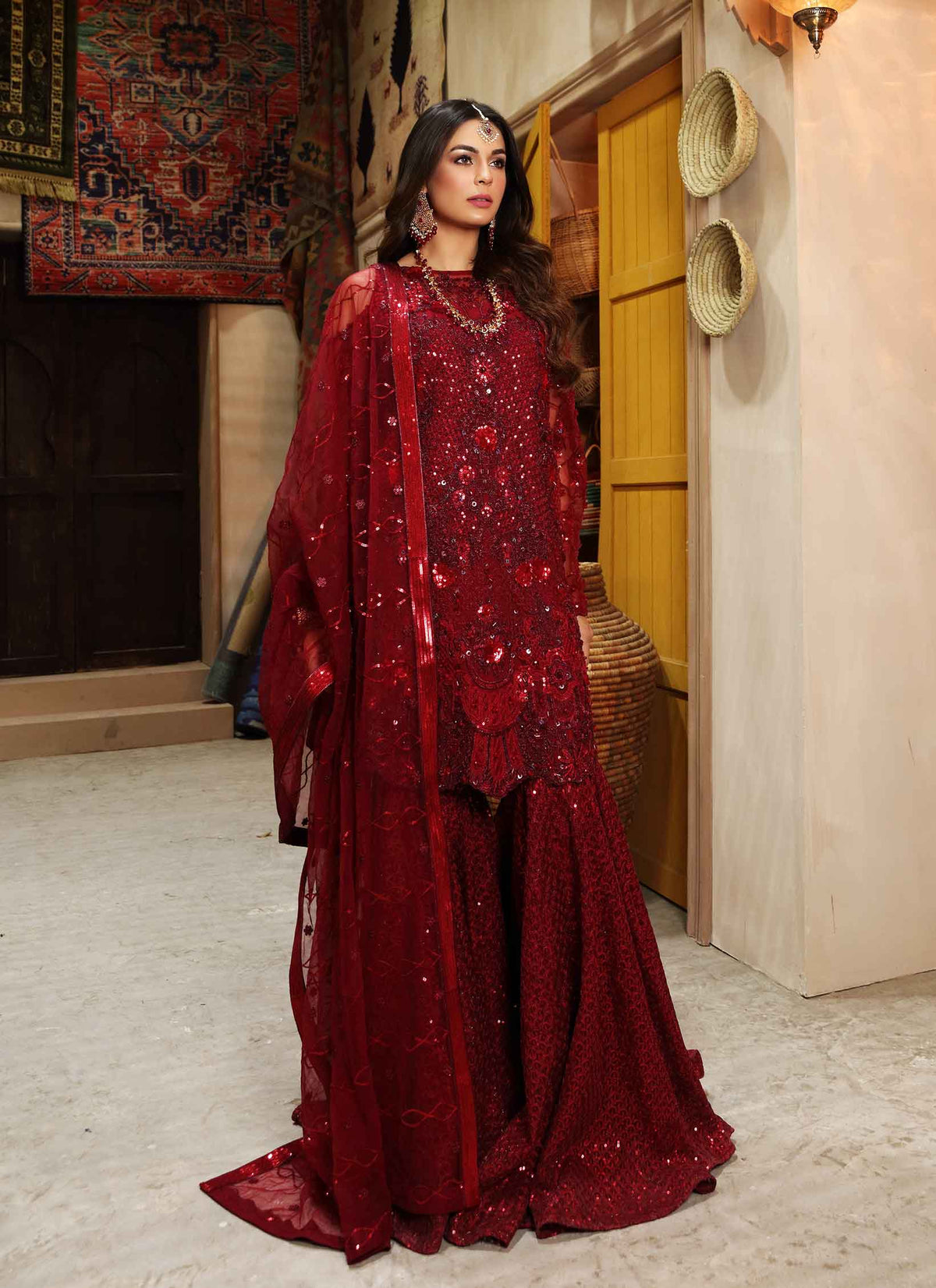 Waqas Shah | Ishq Naama | SINGHAAR -  Waqas Shah Formal - Original Designer Dress - House of Maryam