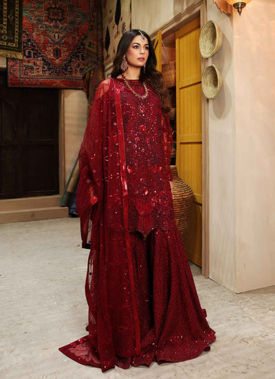 Waqas Shah | Ishq Naama | SINGHAAR -  Waqas Shah Formal - Original Designer Dress - House of Maryam