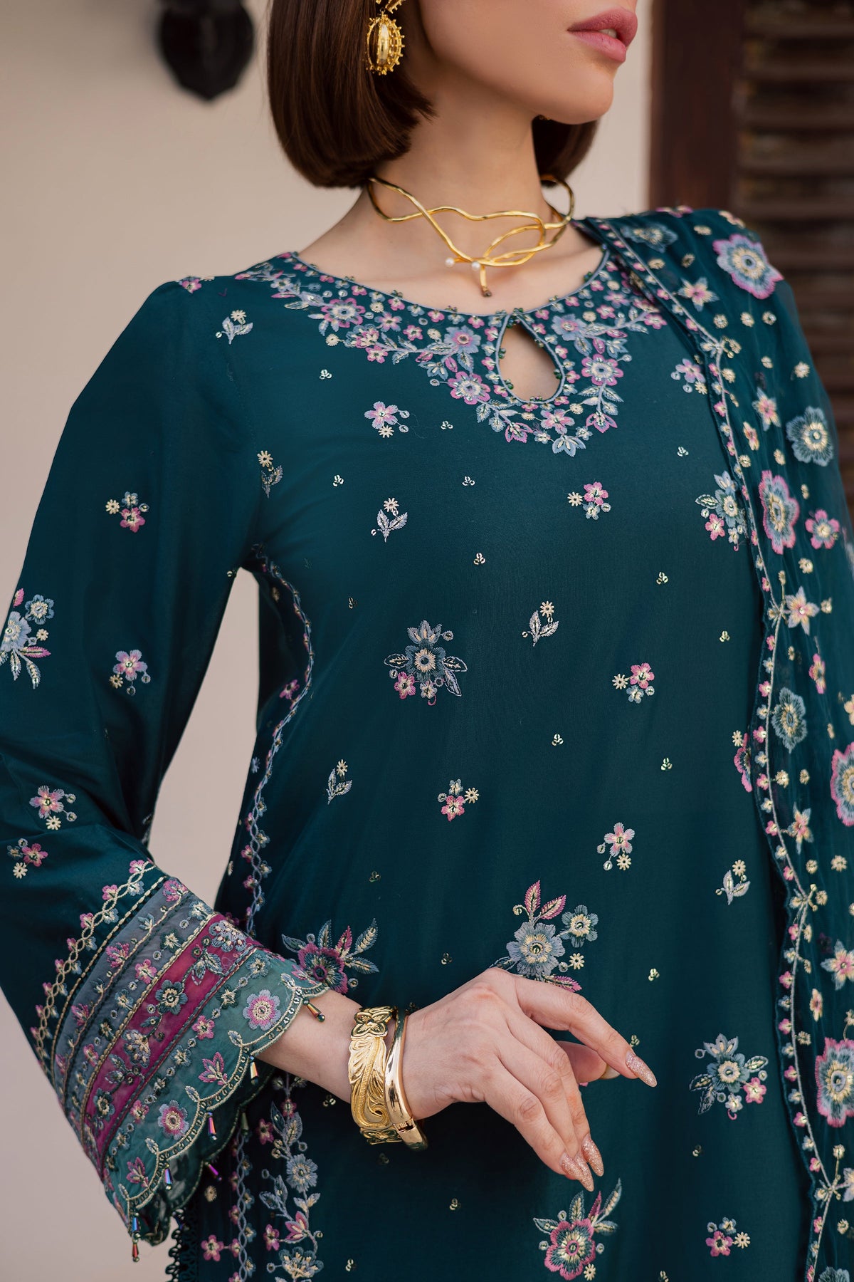 Batik | Feyre Luxury Lawn Eid Edit 26' | Ivy Bloom 3Pc-8