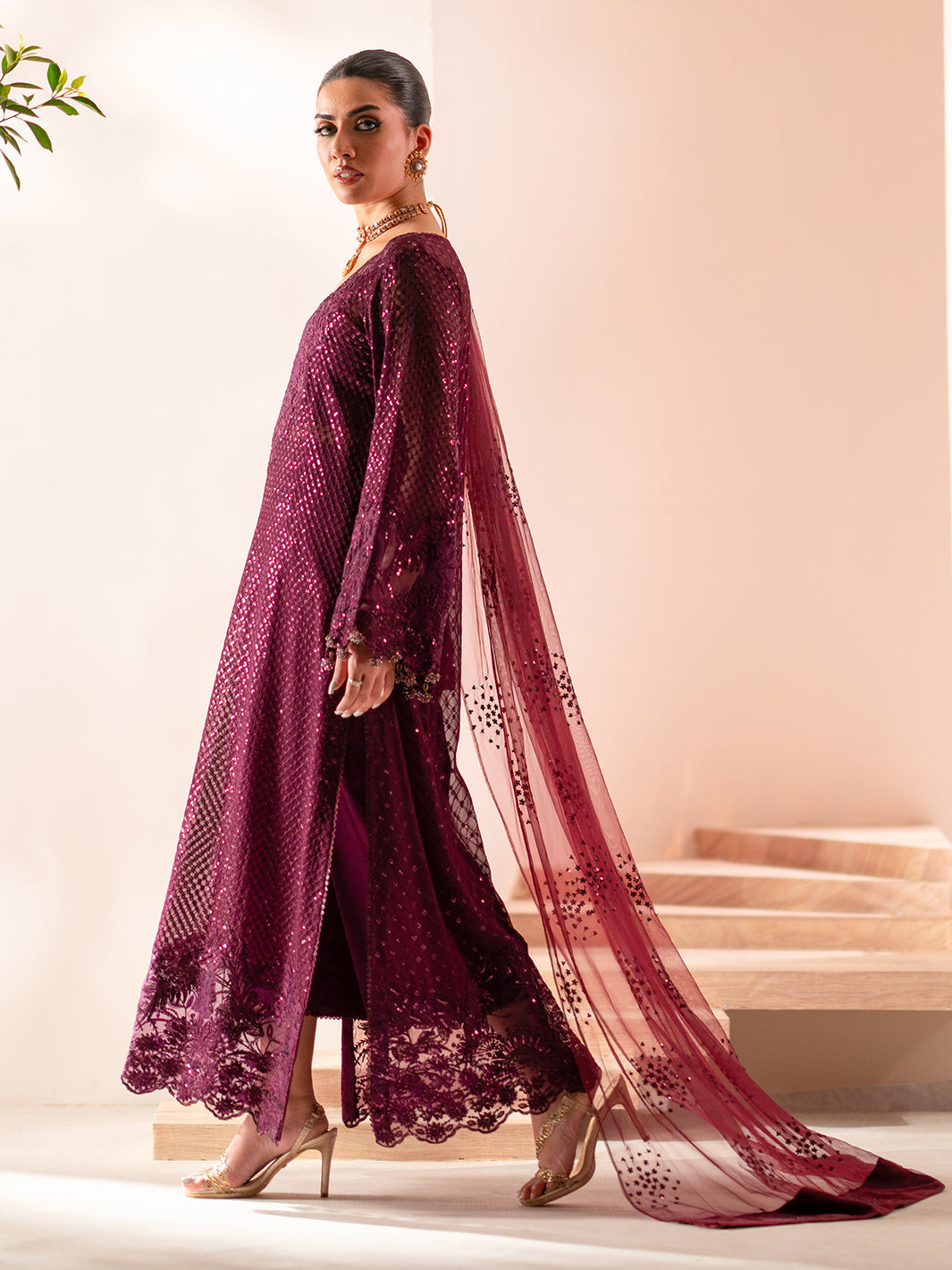 Izel | Stardust Luxury Collection | SLC-015-Elma -  Izel Ladies Clothes - Original Designer Dress - House of Maryam