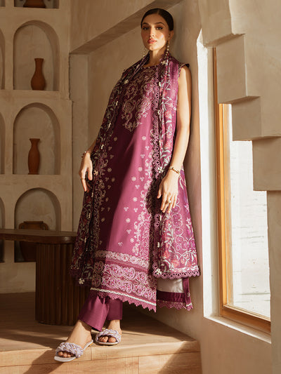 Mahnur | Florence Luxury Lawn 25 | IZNA -  Mahnur Ladies Clothes - Original Designer Dress - House of Maryam
