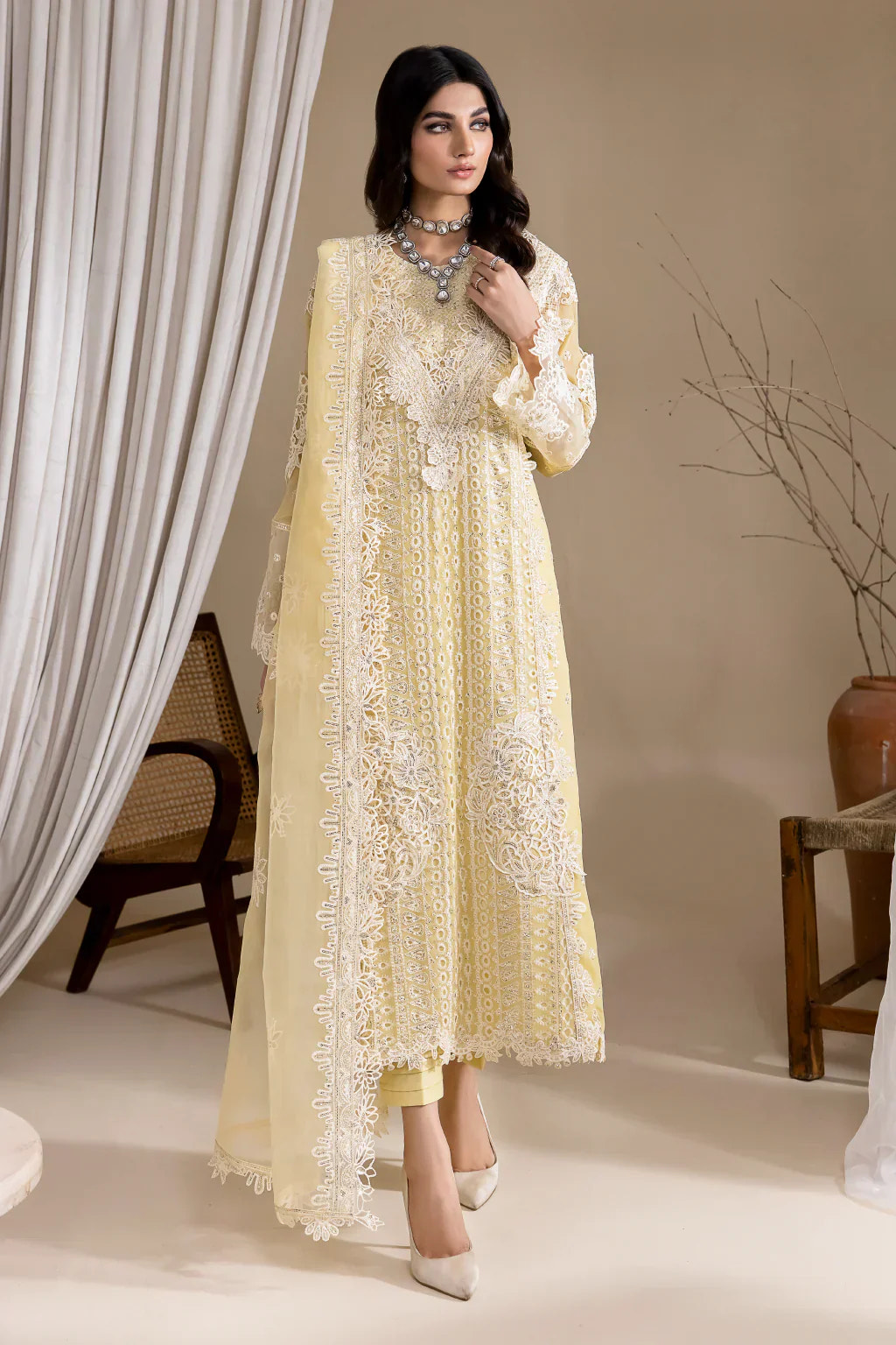 Iznik | Chinnon Chiffon | CC-23 DELILAH -  Iznik Formal - Original Designer Dress - House of Maryam