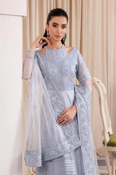 Iznik | Chinnon Chiffon | CC-38 IZARA -  Iznik Formal - Original Designer Dress - House of Maryam