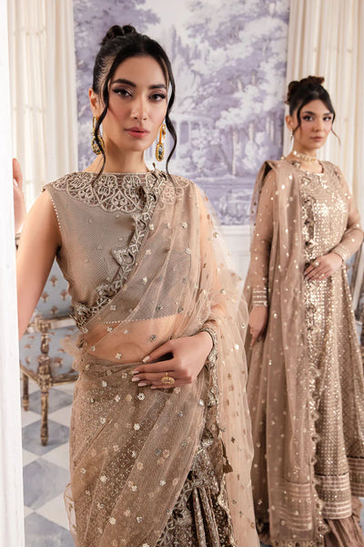 Iznik | Chinnon Chiffon | CC-36 DAMIYAH -  Iznik Formal - Original Designer Dress - House of Maryam