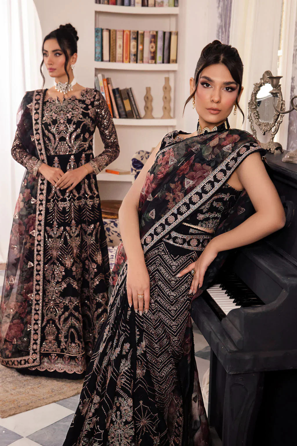 Iznik | Chinnon Chiffon | CC-32 KIAH -  Iznik Formal - Original Designer Dress - House of Maryam