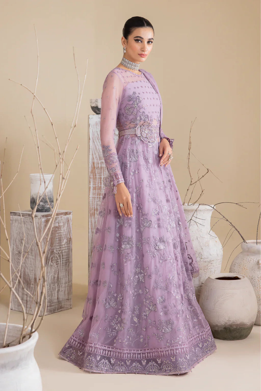 Iznik | Chinnon Chiffon | CC-25 REBECCA -  Iznik Formal - Original Designer Dress - House of Maryam