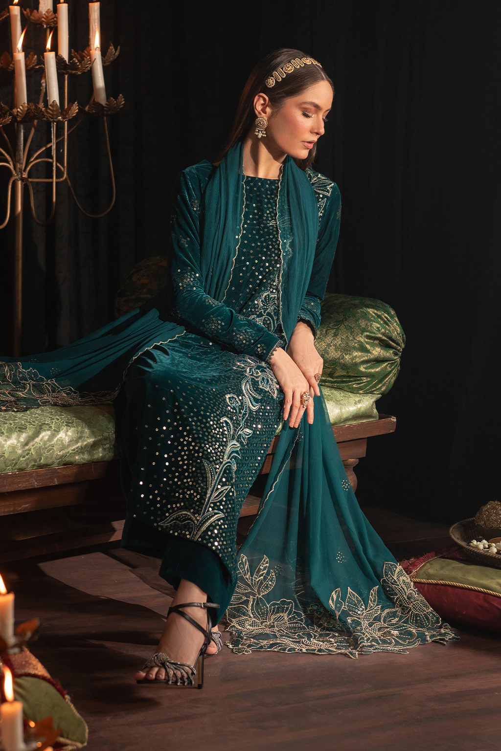 Iznik | Exclusive Velvet | IV-47 by Designer Iznik - House of Maryam - Pakistani Designer Ethnic Wear in {{ shop.shopifyCountryName }}